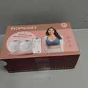 Momcozy M5 Smart APP Controlled Wearable Breast Pump, Hands-Free Wireless Electric Pump, 3 Modes 9 Suction Levels, BPA-Free, Portable Lightweight, 24mm Flange, 2-Pack Cozy Red