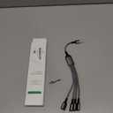 Elebase USB Splitter 1 in 4 Out 1FT,USB Charger Splitter Y Cable,Multi Port USBA Extension Cord,Multiport 2/3/4 Out Data Charging Split Adapter for PC,Keyboard,Mouse,PS5,TV,Laptop,Xbox Series X/S