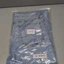 Women's Wide Leg Jeans Low Waisted Strechy Baggy Loose Boyfriend Denim Pants (L)