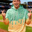 Move Dance Ice Cream Hoodies Youth and Men Pullover Sweatshirts Boys Baseball Hooded With Big Pockets, Youth 11-12 yrs