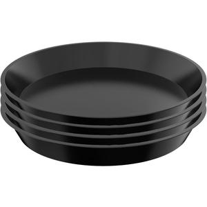 Plant Saucer 4 6 8 10 12 Inch, 4 Pack Plant Tray for Planter Pot, Plastic Flower Pot Saucers Drip Water Trays for Indoors and Outdoors (12 Inch)