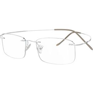 Eyekepper Titanium Rimless Reading Glasses Readers Men Women Silver +0.75