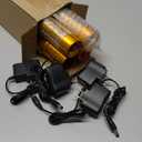 4 Pieces Strobe Baton Bottle Service Sparklers Bottle Service Light Bottle Handheld Light for Nightclubs Weddings Parties Activities Supplies (Gold)