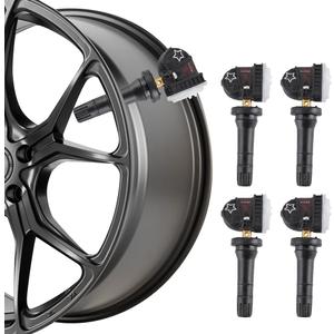 4PCS Tire Pressure Sensor 13540600 315MHz TPMS Sensor for Ch-evy Silverado for GMC Sierra Yukon for Cad-illac RePlace 13598771 13586335 23445327,43130-85Z00 43130-85Z03