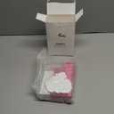 Geelin 4 Pcs Christmas Wooden Tabletop Decor Pink Winter Santa Tiered Tray Decor Christmas Centerpiece Rustic Decorative Block Signs Gift Farmhouse Table Decoration for Home Kitchen