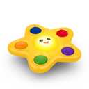 Baby Einstein Ocean Explorers Pop & Glow Starfish Light Up Sensory Popper Toy, Suction Toy for Highchair, for Babies Ages 6 Months and up