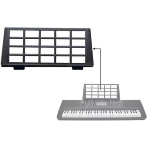 Black Keyboard Music Score Stand - Electronic Sheet Music Stands - Musical Instrument Parts Portable Durable Suitable Organ Holder - Instrument Accessories - Sheet Music Stands
