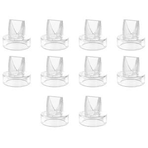 TOVVILD 10 Pack S9 Pro / S12 Pro / S9 / S12 Duckbill Valve, Compatible with Momcozy/TSRETE/NaNaLazy/bluefair Breastpump, for Zomee/Legendairy Collection Cups