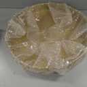 Wenqik Cake Stand 16 Inch Round Metal Cupcake Dessert Wedding Cake Stand Cookies Display Holder Fruit Serving Tray for Table Wedding Birthday Anniversary Party(Gold)