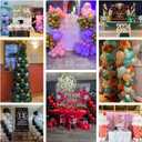 Balloon Column Stand Kit, Set of 2,6.7Feet Height Adjustable Balloon Tower Pillar with Reusable Metal Telescopic Design with base for Birthday arch, Wedding, Graduation Party Decoration Event