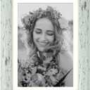 AEVETE Picture Frame 5x7 Light Green Photo Frames Rustic for Wall and Desk Decor