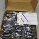 Ravinte 60 Packs (30 Pairs) 3/8" Inset Matte Black Cabinet Hinge, Self Closing Hinges for Kitchen/Bathroom/Furniture Cabinets & Doors. Decorative Hardware with Door Bumper.