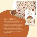 Bee's Wrap Beeswax Wraps for Bread - Beeswax Bread Wrap for Sourdough & Bread Storage - Plastic Free Made in USA Reusable Natural Food Wrap - Meadow Magic