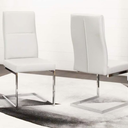 Cramco Olympia Light Gray Polyurethane/Chrome Side Chair (Welded) Pack of 2, G5515-03 SC