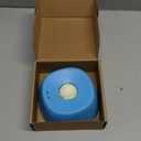 Yipetor Slow Feeder Dog Bowls for Liquid Treat, Anti-SlipEntertained Ball-in Bone Broth Dog Lick Bowl, 3/4 Cup Yogurt Pup Lick Toy for Large Medium Small Breeds Dietary Supplement/Post-op Nutrition (blue)