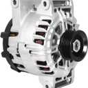 11459N Alternator Compatible with 2010-2017 Chevy Equinox L4 2.4L, 2010-2017 GMC Terrain, 2012 2015-2017 Buick Regal, 120A 5-Groove Pulley, Replace# 13500315, 13588328
