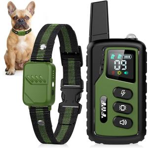Ultimate Shock Collar for Dogs, 4500FT Dog Training Collar with Remote & IP68 Waterproof Electric Dog Collar with 3 Training Modes, Innovative Safer Light, Rechargeable E-Collar for All Breeds