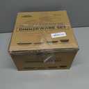 Grow Forward 16-piece Premium Wheat Straw Dinnerware Sets for 4 - Unbreakable Dishwasher & Microwave Safe Plastic Plates and Bowls Sets - Patio, Outdoors, RV, Camping Dishes - Tropical