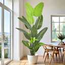 8ft Artificial Bird of Paradise Plant, Floor Tree with 24 Leaves