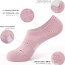 No Show Socks Womens Low Cut Non Slip Athletic Cotton Invisible Women Sock 5 Pairs (9-11)