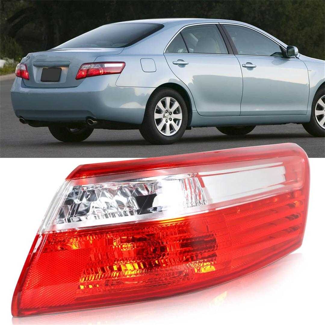 Passenger Side Tail Light Assembly Replacement for Toyota Camry 2007-2009 Right Rear Brake Tail Lamp 8155006240 8155133340