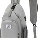 SKYSPER Sling Bag RFID Crossbody Sling Backpack Cross Body Shoulder Bag Travel Hiking Daypack for Women Men (Sage Green)