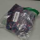 Women's Puff Short Sleeve Babydoll Tops Floral Summer Peplum Blouse Smocked Square Neck Loose Fit Ruffle Dressy Tee Shirts (Large, Blue)