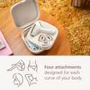 Philips Lumea 9000 Series IPL Hair Removal Device, Visible Permanent Laser Hair Reduction Done at Home, for Women & Men, SenseIQ Technology, 4 Attachments for Body, Face, Bikini & Underarms, BRI984/03