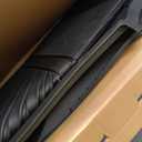 LASFIT Floor Mats 2019-2024 for Ram 1500 Crew Cab (NOT Fit for Classic Model) with Folded Rear Under-Seat Storage 4 Full Size Doors Bucket Seat, All Weather TPE Custom Fit 1st & 2nd Row, Black
