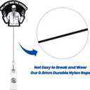 3 x IDK, I Just Take The Pictures Funny Radiology Skeleton Nurse Badge Reel, Cute RT(R) Retractable ID Card Badge Holder, Name Tag Medical Badge Buddy for RN CT MRI RAD Nurse Radiologist X-Ray Tech