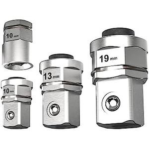 LABEAR - socket wrench adapters, Ratcheting Wrench to Square Drive Adapter Set