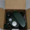 2 Pack Outdoor Solar Animal Repeller - Ultrasonic & Strobe Light, Deterrent for Cats, Dogs, Raccoons, Rabbits, Skunks, Foxes & More (Green)