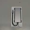 USB C HUB, USB C Adapter 11 in 1 Dongle with 4K HDMI, VGA, Type C PD, USB3.0, RJ45 Ethernet, SD/TF Card Reader, 3.5mm AUX, Docking Station Compatible with MacBook Pro/Air, Other Type C Laptops