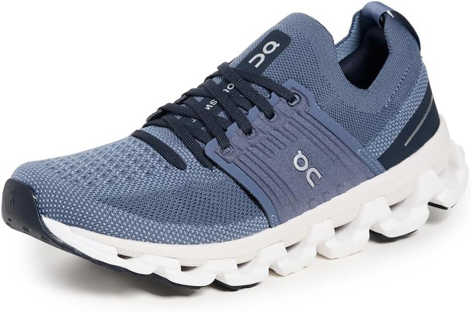 On Women's Cloudswift 3 Sneakers, Metal/White, 7 Medium US