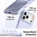 for iPhone 17 Pro Case, Compatible with MagSafe, Screen Protector +[Integrated Silicone Camera Control Button], Shockproof Protective Magnetic Case for iPhone 17 Pro 6.3", Light Purple