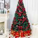 3 x 1 inch x 25 Yards Double Faced Red Polyester Satin Ribbon for Gift Wrapping,Wedding Decoration, Bows Making, Sewing, DIY Crafts