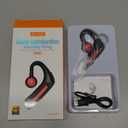 ZTGD 1Pc M-618 Wireless Bluetooth Bone Conduction Headphones Earphone Waterproof Long Standby Time Earhook Bluetooth-Compatible 5.1 Single Headset for Business Black