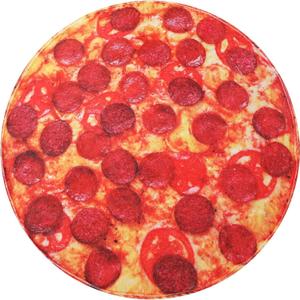 2 x BENEDICT 36 Inch Pizza Blanket for Baby - Soft and Funny Flannel Blanket, for Baby Shower, Boys or Girls, Novelty Food-Themed Blanket for Infants