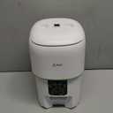 Automatic Cat Feeder with Camera - 5G WiFi Auto Cat Food Dispenser, 1080P HD Video with Night Vision, 1-15 Meals, 1-99 Portions, 2-Way Audio, Keeps Food Fresh, Timed Pet Feeder Also for Dogs (White)