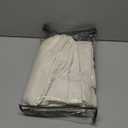 Gwine Cream Sheer Curtains 90 Inches Long 2 Panels Set, Light Filtering Solid Filmy Drapes for Living Room Bedroom, Elegant Soft Rod Pocket Voile Sheer Window Curtains, 42Wx90L Inch, 2 Pack, Cream