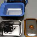 Cordless Electric Lunch Box for Adults, Heated Lunch Box for Men, 6 Cups Self Heating Lunch Box, Battery Powered, 304 Stainless Steel, 18000mAh, Portable Food Warmer with Insulated Carry Bag