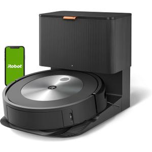 iRobot Roomba j7+ (7550) Self-Emptying Robot Vacuum Uses PrecisionVision Navigation to Identify & Avoid Objects Like Socks, Shoes, & Pet Waste, Smart Mapping, Self-Empty for Up to 60 Days