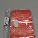 Shemilly 60pcs Christmas Treat Bags, Red Christmas Plastic Resealable Candy Gift Bag with Handle, Gold Snowflake Sealing Goodie Pouch for Xmas Winter Holiday Party Favors Decorations, 9X6inch