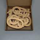 Uxcell 20Pcs Self Adhesive Mailbox Numbers, 4" Acrylic Door Address Sign Stickers, Raised 3D Effect, for Residence, Apartment, Office Room, Mailbox (Number 0-9, Gold Tone)