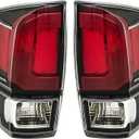 Driver and Passenger Side Tail Lights Replacement for Toyota Tacoma 2016-2020 Tail Lamp 8156004200 8155004200