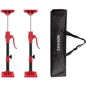 Cabinet Jack Support Pole,2-Pack 11-23 Inch Steel Adjustable Quick Support System Rod,Telescopic Third Hand Tools with 200lbs Capacity for Installing Cabinets/Lifting Drywall