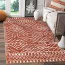 Nourison Positano Indoor/Outdoor Terracotta 2' x 10 Area Rug, Easy- Cleaning, Non Shedding, Bed Room, Living Room, Dining Room, Deck, Backyard, Patio (2x10)