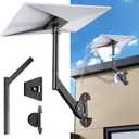 Starlink Gen 3 Mount - 180Adjustable Wall Roof Mounting Kit with V3 Adapter,Bracket for Starlink Gen 3Includes Accessories for Starlink Standard Dish (Black)