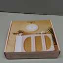 Wall Clocks Battery Operated 8 inch Modern Wall Clock,Silent Non Ticking Wall Clock for Living Room Bedroom Kitchen Office Classroom Decor (Green White)