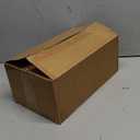 FACEBAG 100-Pack Brown Paper Bags with Handles, 8x4.25x10.5 Inch Kraft Gift Bags, Applicable to Birthday, Retail, Party, Shopping, Festival, Reusable & Durable